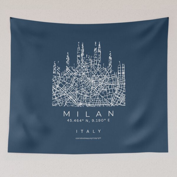Item preview, Milan Cathedral Italy Lombardy Minimalist City Map designed and sold by NosandEdgy.