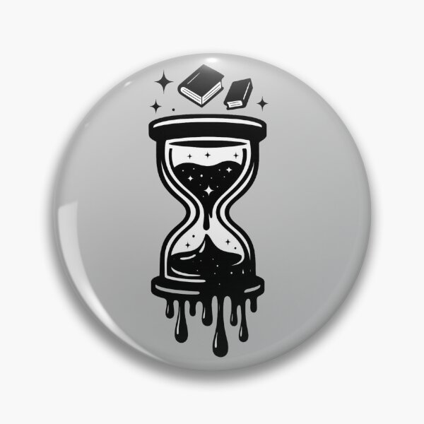 Item preview, Mystic Hourglass T-Shirt – Time & Books Aesthetic Ink Design designed and sold by KDesignCrafts.