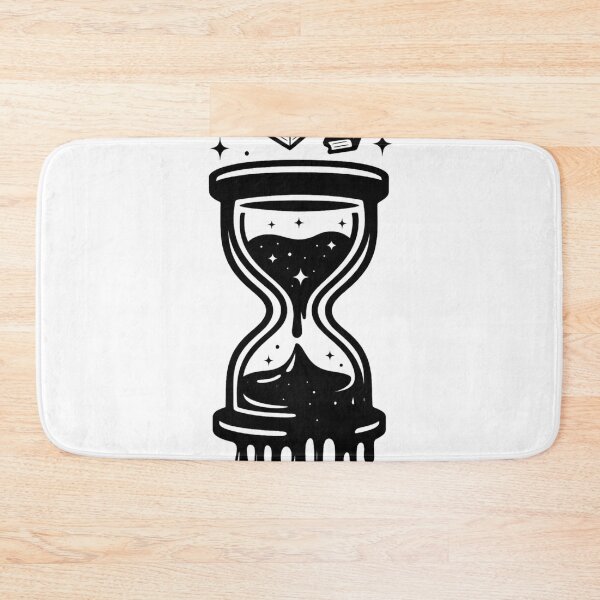 Item preview, Mystic Hourglass T-Shirt – Time & Books Aesthetic Ink Design designed and sold by KDesignCrafts.