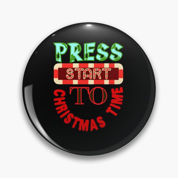 Item preview, Press Start To Christmas Time designed and sold by RonPaulHappyGamer.