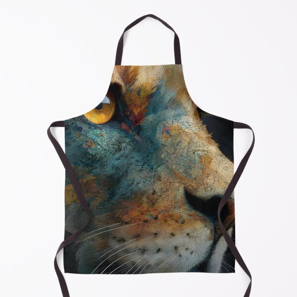 Item preview, Vibrant Lion Close-Up with Bold Colors and Textured Details designed and sold by daila70.
