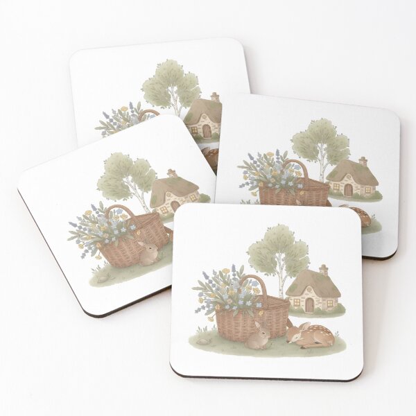 Item preview,  Cottagecore Floral Nature Illustration designed and sold by RAFA butterfly .