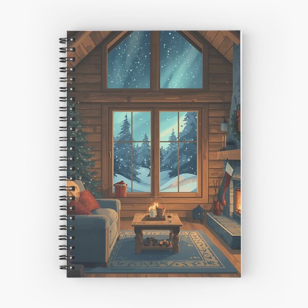 Item preview, Arctic Cabin Under Winter Lights designed and sold by ChicTrendz.