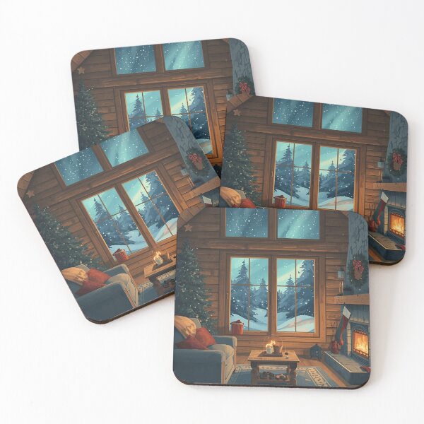 Item preview, Arctic Cabin Under Winter Lights designed and sold by ChicTrendz.