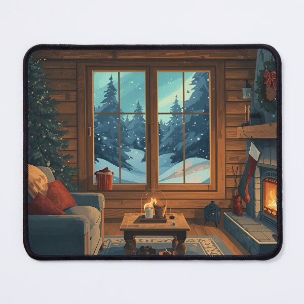 Item preview, Arctic Cabin Under Winter Lights designed and sold by ChicTrendz.