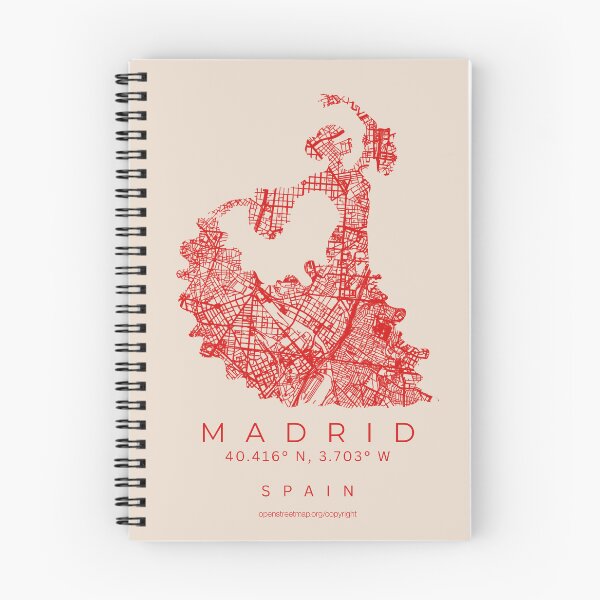 Item preview, Madrid Flamenco Dance Spain Capital Minimalist City Map designed and sold by NosandEdgy.