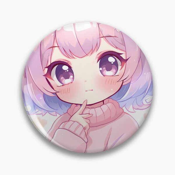 Item preview, Chica Kawaii Pastel Soñadora designed and sold by ShopSpire.