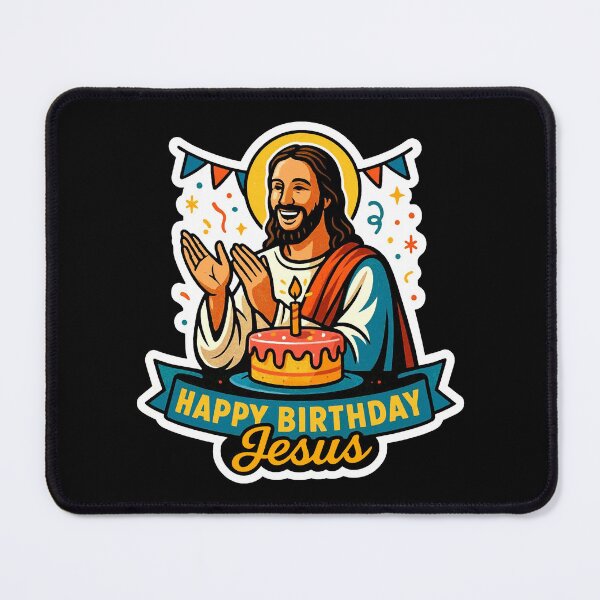 Item preview, Happy Birthday Jesus Birthday Cake designed and sold by plushism.