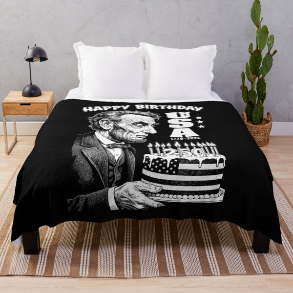 Item preview, 250 Anniversary USA Funny Abraham Lincoln Birthday Cake designed and sold by GrandeDuc.
