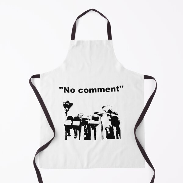 Item preview, No Comment – Monochrome Press Conference Parody designed and sold by denip.