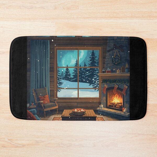 Item preview, Winter Retreat Under Aurora Sky designed and sold by ChicTrendz.