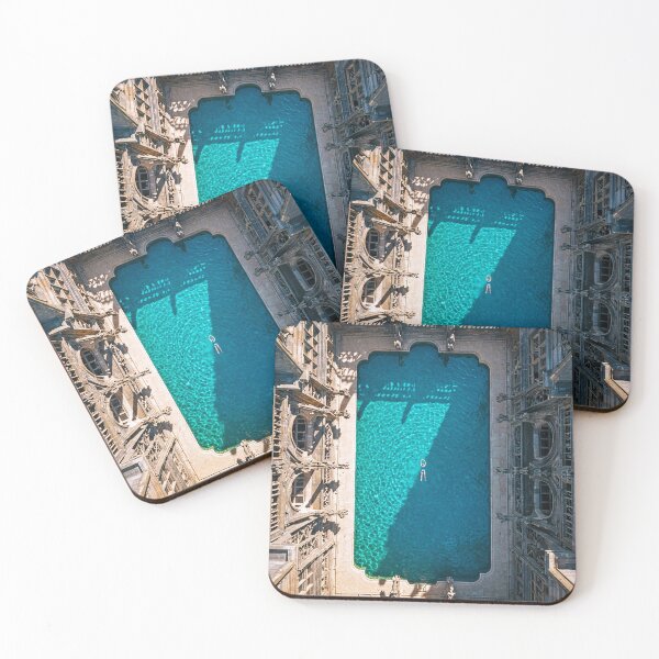 Item preview, Cathedral Pool: Azure Serenity - Aerial Escape designed and sold by Clavivs.