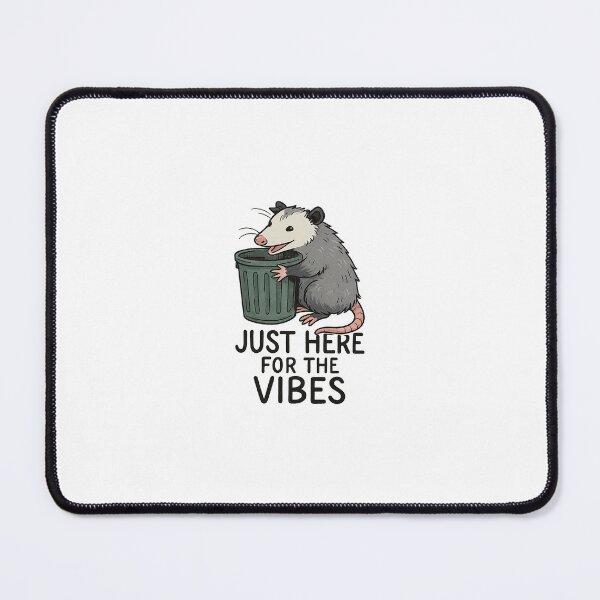 Item preview, Chaotic Possum “Just Here For The Vibes” designed and sold by BadaBingBear.