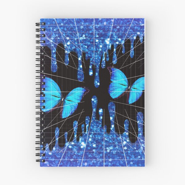 Item preview, Blue Butterfly Glitter Drip Art | Aesthetic Geometric Design | Turquoise Sparkle designed and sold by Elhelaly.