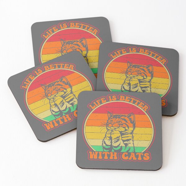 Item preview, Life Is Better With Cats  designed and sold by MiLaKK.