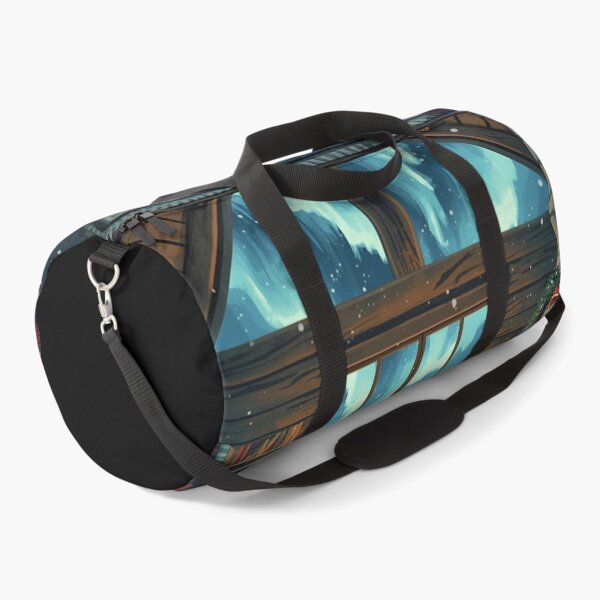 Item preview, Snowy Forest Cabin Nightscape designed and sold by ChicTrendz.