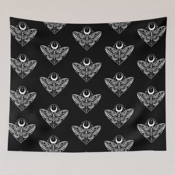 Item preview, Gothic Moth Emblem designed and sold by Roberta Calabrese.