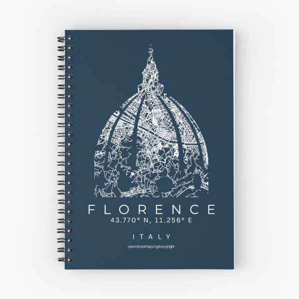 Item preview, Florence Cathedral Dome Italy Minimalist City Map designed and sold by NosandEdgy.