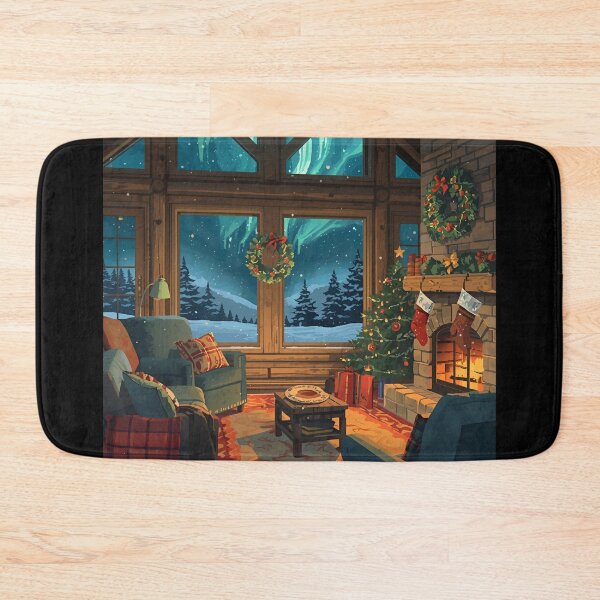 Item preview, Aurora Winter Lodge Interior Glow designed and sold by ChicTrendz.