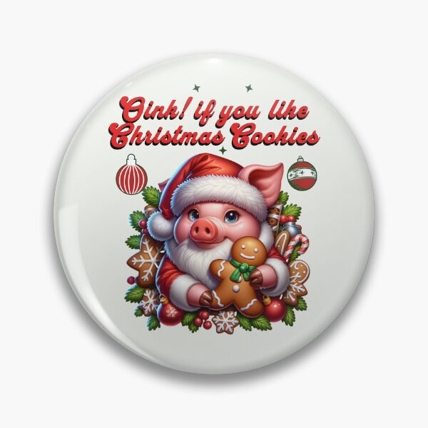 Artikelvorschau, Oink! Wenn du Weihnachtsplätzchen liebst entworfen und verkauft von MoonsunCraft.