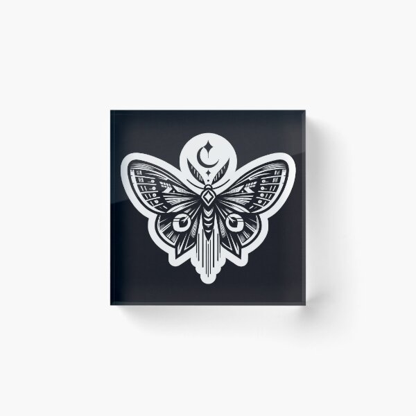 Item preview, Gothic Moth Emblem designed and sold by Roberta Calabrese.