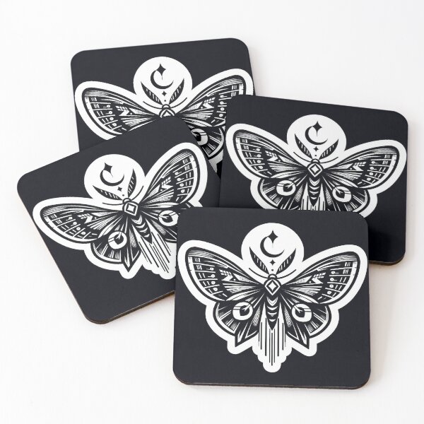 Item preview, Gothic Moth Emblem designed and sold by Roberta Calabrese.