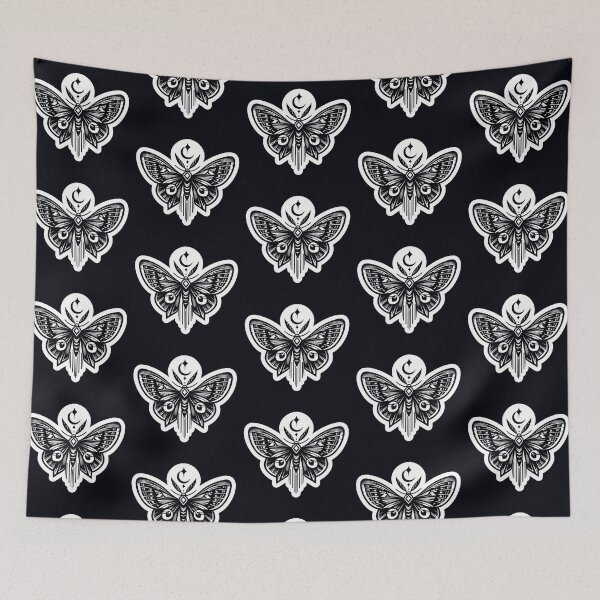 Item preview, Gothic Moth Emblem designed and sold by Roberta Calabrese.