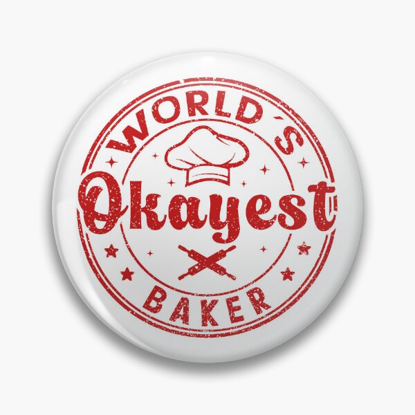 Item preview, World’s Okayest Baker Funny Vintage Baking designed and sold by Dmetalx Art Apparel.