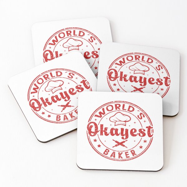 Item preview, World’s Okayest Baker Funny Vintage Baking designed and sold by Dmetalx Art Apparel.