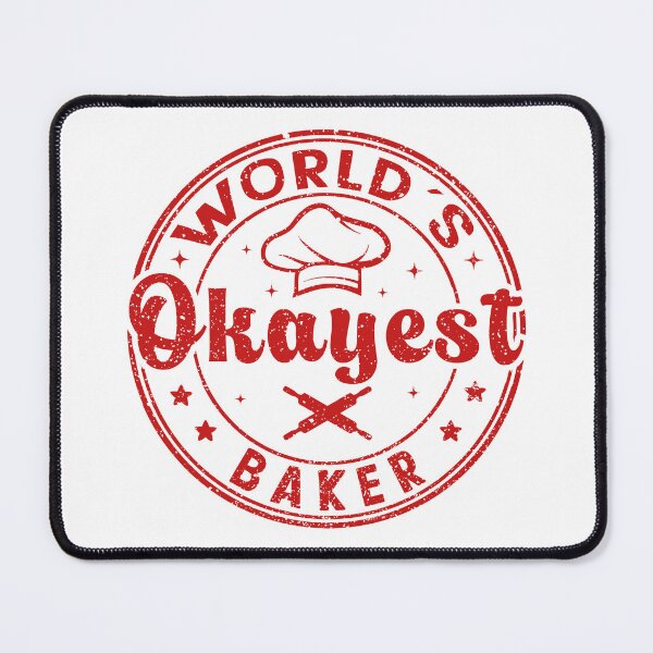 Item preview, World’s Okayest Baker Funny Vintage Baking designed and sold by Dmetalx Art Apparel.
