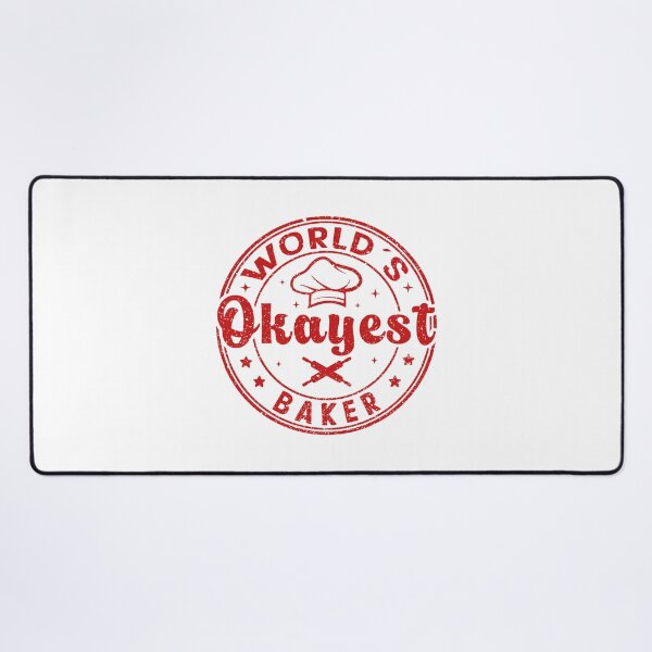 Item preview, World’s Okayest Baker Funny Vintage Baking designed and sold by Dmetalx Art Apparel.