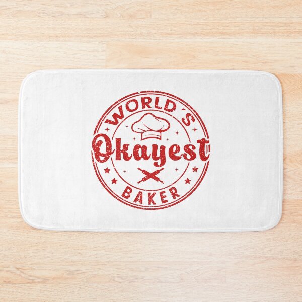 Item preview, World’s Okayest Baker Funny Vintage Baking designed and sold by Dmetalx Art Apparel.