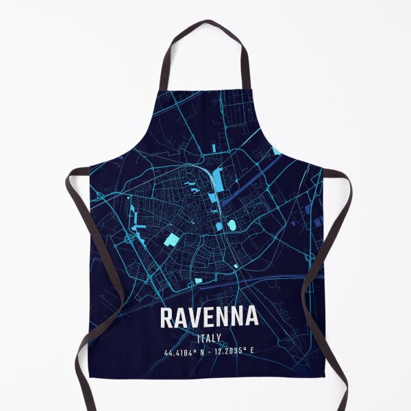 Item preview, Ravenna Midnight City Map designed and sold by HomeLivingCo.