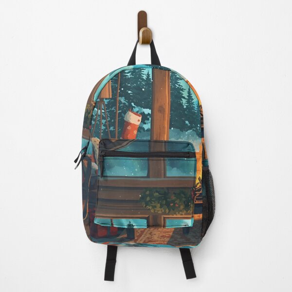 Item preview, Warm Cabin Escape Under Aurora designed and sold by ChicTrendz.