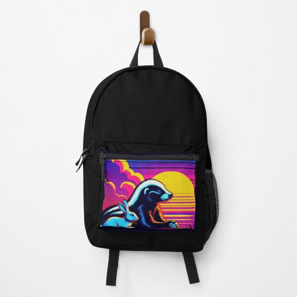 Item preview, honey badger and cute bunny designed and sold by Dogandesighn.