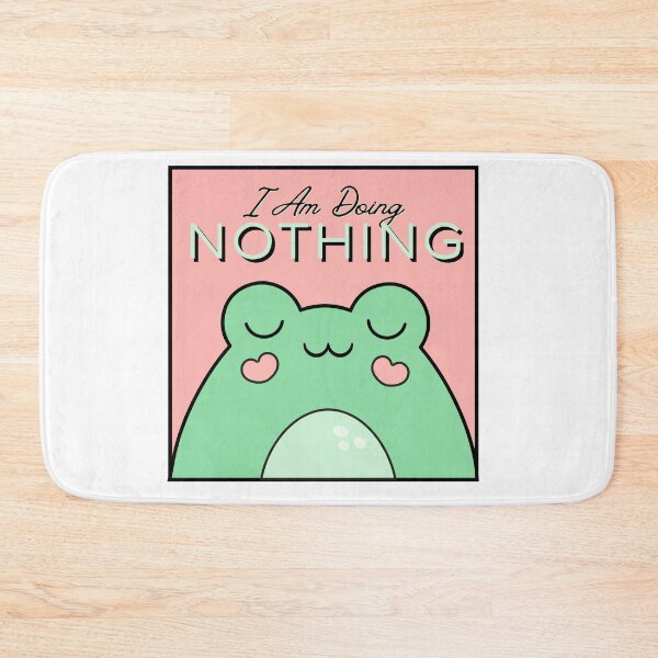 Item preview, I Am Doing Nothing – Cute Frog Minimal Design designed and sold by ade-datt.