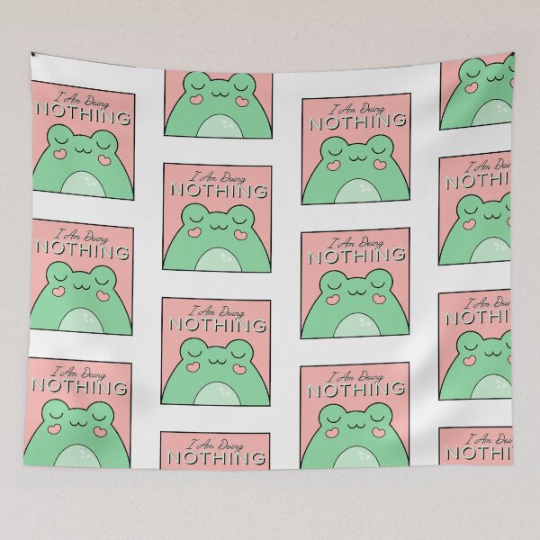 Item preview, I Am Doing Nothing – Cute Frog Minimal Design designed and sold by ade-datt.