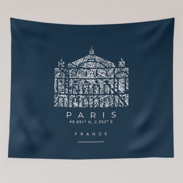 Item preview, Paris Opera France Capital Minimalist City Map designed and sold by NosandEdgy.