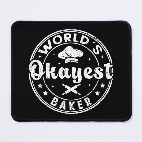 Item preview, World’s Okayest Baker Funny Vintage Baking designed and sold by Dmetalx Art Apparel.