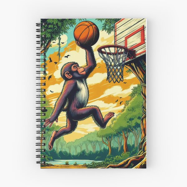 Item preview, Monkey basketball playing designed and sold by Dogandesighn.