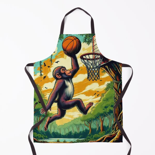 Item preview, Monkey basketball playing designed and sold by Dogandesighn.