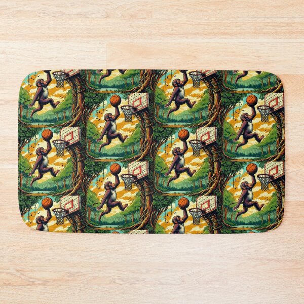 Item preview, Monkey basketball playing designed and sold by Dogandesighn.
