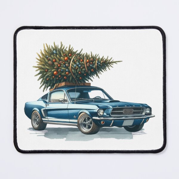 Item preview, Iconic Holiday Cars Art Print - Classic Christmas Automotive Design designed and sold by MiszungART.