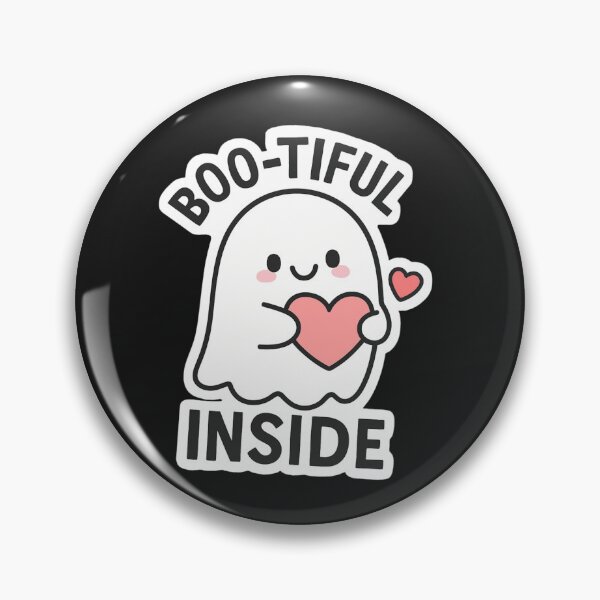 Item preview, Boo-tiful Inside – Cute Ghost with Heart Sticker designed and sold by Sksticker991.