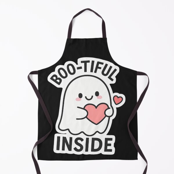 Item preview, Boo-tiful Inside – Cute Ghost with Heart Sticker designed and sold by Sksticker991.