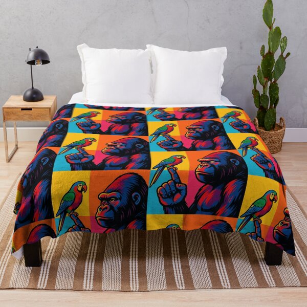 Item preview, Gorilla and cute parrot designed and sold by Dogandesighn.