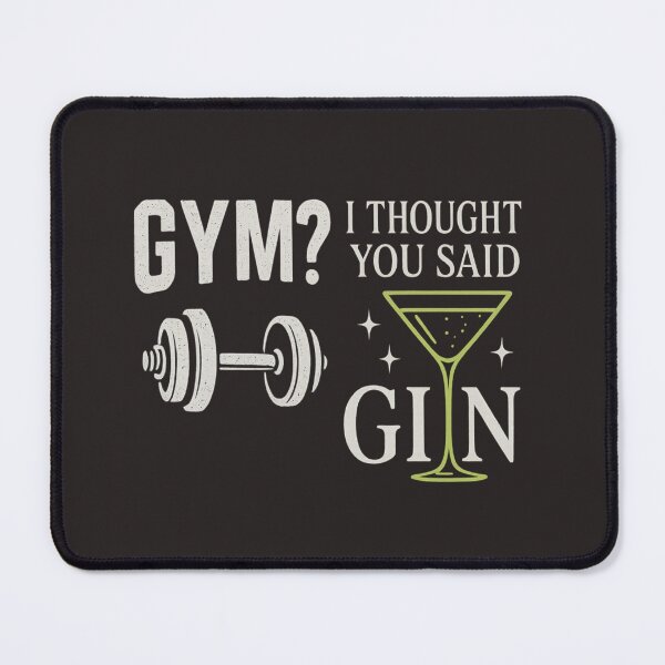 Item preview, "I Thought You Said Gin – Funny Drinking Quote Design" designed and sold by Meunny.