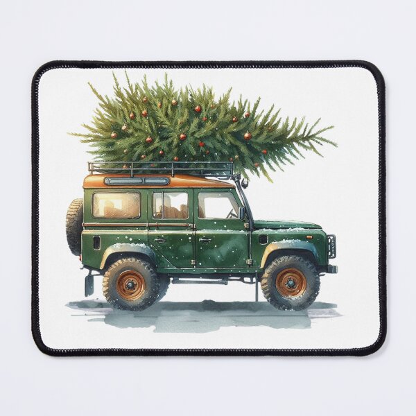Item preview, Iconic Holiday Cars Art Print - Classic Christmas Automotive Design designed and sold by MiszungART.