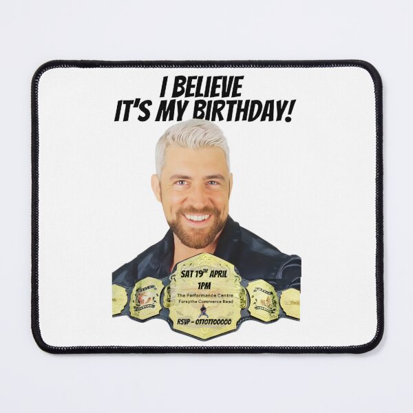 Item preview, Joe Hendry Wrestling Birthday Invitation designed and sold by Ktbehhorns.