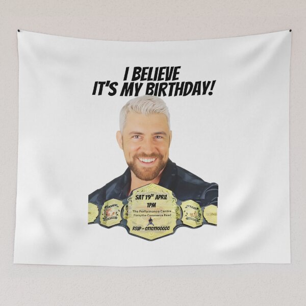 Item preview, Joe Hendry Wrestling Birthday Invitation designed and sold by Ktbehhorns.